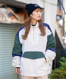 ナイロンジャケット ハーフジップ パーカー パーカ プルオーバー