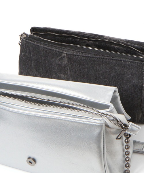 PAGEBOY（ページボーイ）の「ボールチェーンショルダーバッグ（ショルダーバッグ・レディース・ブラック/シルバー/ブラック系その他・FREE）」の14枚目の写真