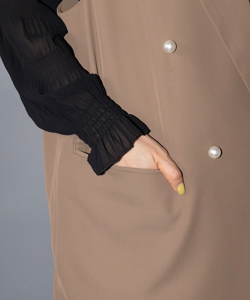 セール】【MAISON BREEZE reveur】Tailored pearl button jacket