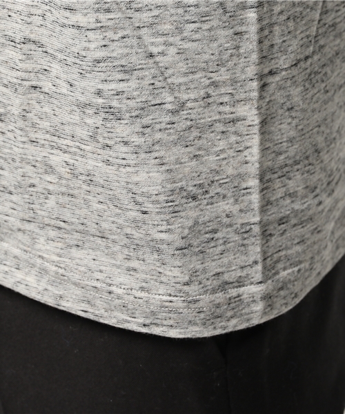 SHIPS JET BLUE（シップスジェットブルー）の「SHIPS JET BLUE(シップス ジェットブルー): COOL MAX/リネンアンダーTシャツ（Tシャツ/カットソー・メンズ・グレー/チャコールグレー/ネイビー/ホワイト・MEDIUM/SMALL/LARGE）」の6枚目の写真