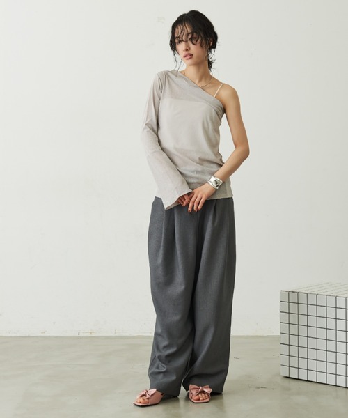 Aunt Marie's（アントマリーズ）の「サテンリボンヒールサンダル（サンダル・レディース・ネイビー/ブラック/ピンク・S/M/L）」の10枚目の写真