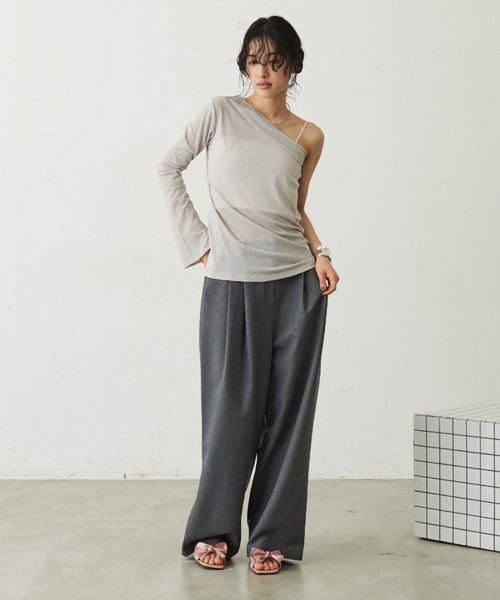 Aunt Marie's（アントマリーズ）の「サテンリボンヒールサンダル（サンダル・レディース・ネイビー/ブラック/ピンク・S/M/L）」の11枚目の写真