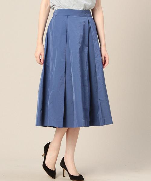 BEAUTY&YOUTH UNITED ARROWS(ビューティーアンドユースユナイテッドアローズ)の「BY グログランタックスカート◆(スカート・レディース・ブラック/ブラウン/コバルトブルー/ワインレッド・フリー)」の4枚目の写真