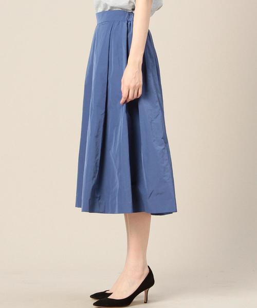 BEAUTY&YOUTH UNITED ARROWS(ビューティーアンドユースユナイテッドアローズ)の「BY グログランタックスカート◆(スカート・レディース・ブラック/ブラウン/コバルトブルー/ワインレッド・フリー)」の7枚目の写真
