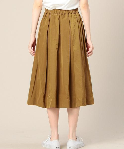 BEAUTY&YOUTH UNITED ARROWS(ビューティーアンドユースユナイテッドアローズ)の「BY グログランタックスカート◆(スカート・レディース・ブラック/ブラウン/コバルトブルー/ワインレッド・フリー)」の9枚目の写真