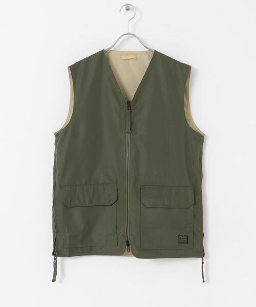 ITEMS URBANRESEARCH（アイテムズ アーバンリサーチ）の「TAION　Military Reversible Vest（ベスト・メンズ・ブラック/オリーブ/ネイビー/グリーン系その他・LARGE/MEDIUM）」の13枚目の写真