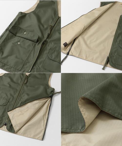 ITEMS URBANRESEARCH（アイテムズ アーバンリサーチ）の「TAION　Military Reversible Vest（ベスト・メンズ・ブラック/オリーブ/ネイビー/グリーン系その他・LARGE/MEDIUM）」の15枚目の写真