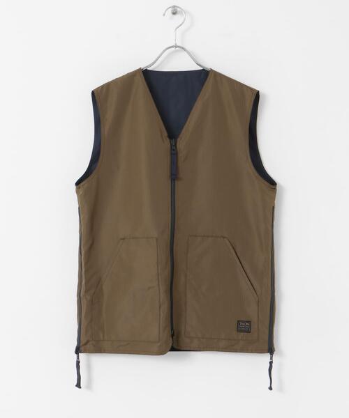 ITEMS URBANRESEARCH（アイテムズ アーバンリサーチ）の「TAION　Military Reversible Vest（ベスト・メンズ・ブラック/オリーブ/ネイビー/グリーン系その他・LARGE/MEDIUM）」の22枚目の写真