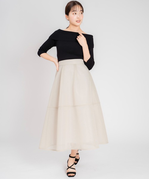 NOELA（ノエラ）の「オフショルニット（ニット/セーター・レディース・グリーン/ブラック/オフホワイト/ピンク・フリー）」の20枚目の写真