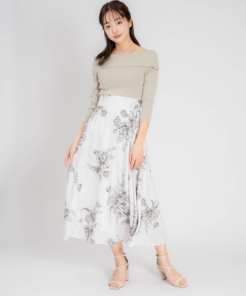 NOELA（ノエラ）の「オフショルニット（ニット/セーター・レディース・グリーン/ブラック/オフホワイト/ピンク・フリー）」の12枚目の写真