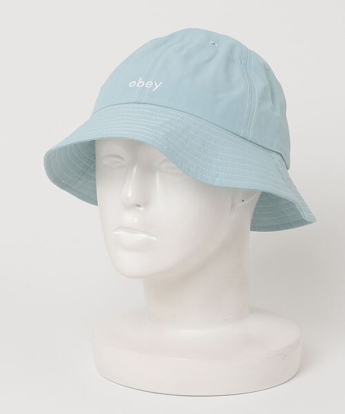 OBEY(オベイ)の「【OBEY】NOVIO NYLON BUCKET HAT(ハット・メンズ・ライトブルー/ブラック・ONE SIZE)」の5枚目の写真