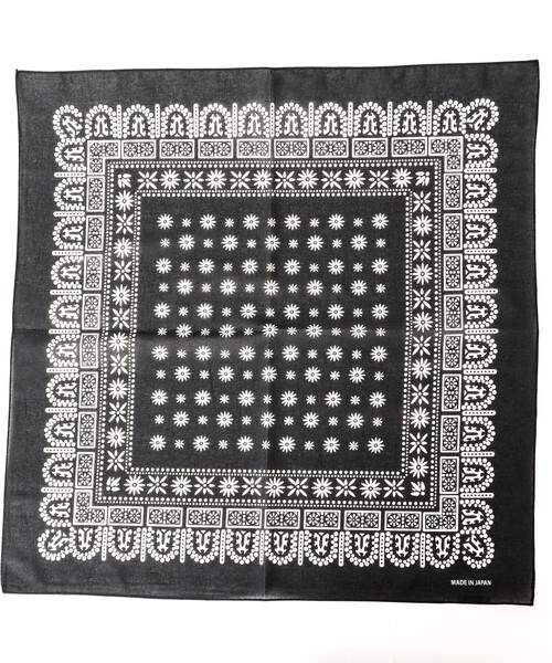 NOLLEY'S goodman（ノーリーズグッドマン）の「BANDANA SCARF DAISY バンダナスカーフ（バンダナ/スカーフ・メンズ・ブラック/ブルー・FREE）」の17枚目の写真