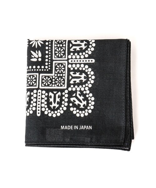 NOLLEY'S goodman（ノーリーズグッドマン）の「BANDANA SCARF DAISY バンダナスカーフ（バンダナ/スカーフ・メンズ・ブラック/ブルー・FREE）」の21枚目の写真
