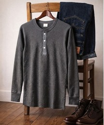 JEMORGAN（ジェーイーモーガン）の「【JEMORGAN / ジェーイーモーガン】ワッフルヘンリーネックロングスリーブTシャツ パック（Tシャツ/カットソー）」