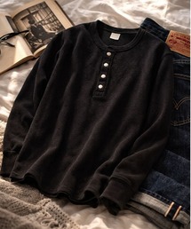 JEMORGAN（ジェーイーモーガン）の「【JEMORGAN / ジェーイーモーガン】ワッフルヘンリーネックロングスリーブTシャツ パック（Tシャツ/カットソー）」