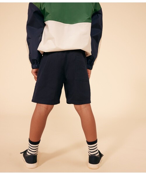 【セール】コットンリネンバミューダパンツ（その他パンツ）｜PETIT BATEAU（プチバトー）