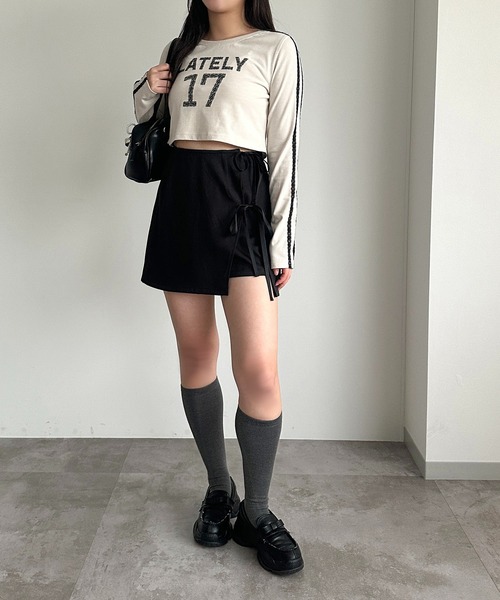 セール】ダブルリボンミニスカート【ZOZOTOWN限定アイテム】（スカート