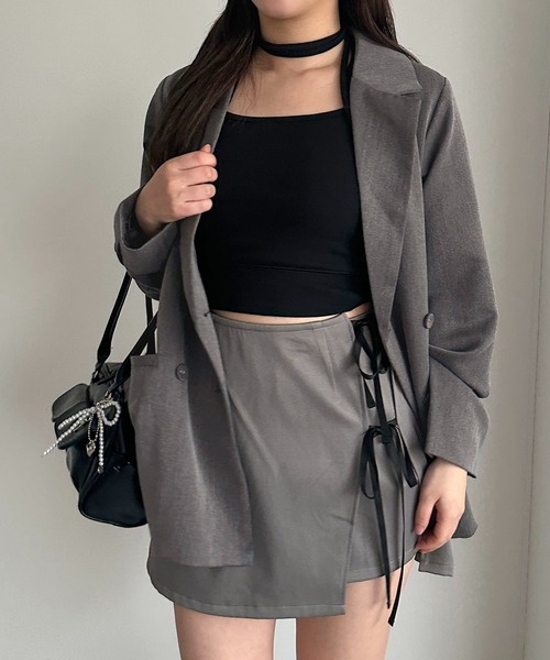 apres jour mignon（アプレジュールミニョン）の「ダブルリボンミニスカート【ZOZOTOWN限定アイテム】（スカート・レディース・ブラック/グレー/ブルー系その他・フリー/X-LARGE）」の20枚目の写真