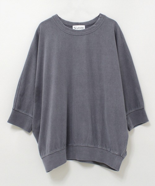 RNA-N(アールエヌエーエヌ)の「M2219 ピグメントダイドルマンスリーブT(Tシャツ/カットソー・レディース・ブラウン/ライトグレー/スミクロ/オレンジ・MEDIUM)」の16枚目の写真