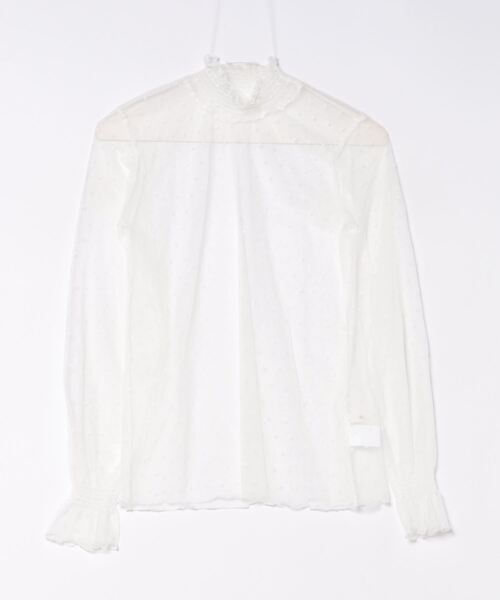 Nia（ニア）の「Nia(ニア)/ハイネックシースルー レースカットソー（Tシャツ/カットソー・レディース・ホワイト系その他/ホワイト系その他2/ホワイト系1/ホワイト系2/ブラック系その他2/ブラック系その他・MEDIUM/LARGE）」の21枚目の写真