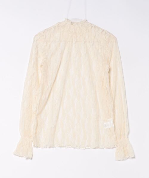 Nia（ニア）の「Nia(ニア)/ハイネックシースルー レースカットソー（Tシャツ/カットソー・レディース・ホワイト系その他/ホワイト系その他2/ホワイト系1/ホワイト系2/ブラック系その他2/ブラック系その他・MEDIUM/LARGE）」の22枚目の写真