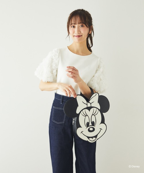 ミニー/モノトーンフェイスバッグ（トートバッグ）｜Disney