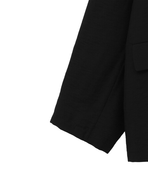 CLANE（クラネ）の「【CLANE/クラネ】SHEER TAILORED SHIRT/シアーテーラードシャツ（シャツ/ブラウス・レディース・ブラック・1）」の6枚目の写真