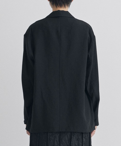 CLANE（クラネ）の「【CLANE/クラネ】SHEER TAILORED SHIRT/シアーテーラードシャツ（シャツ/ブラウス・レディース・ブラック・1）」の16枚目の写真