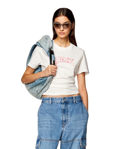 【セール】レディース Tシャツ T-REGS-N8（Tシャツ/カットソー）｜DIESEL（ディーゼル）