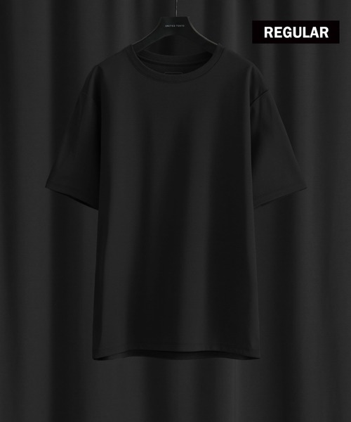 UNITED TOKYO（ユナイテッドトウキョウ）の「テクノラマ Tシャツ | レギュラーフィット（Tシャツ/カットソー・メンズ・ライトグレー/ダークグレー/ホワイト/オリーブ/ブラック/ライトブルーグレー・3/2/4/1）」の3枚目の写真