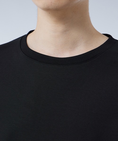 UNITED TOKYO（ユナイテッドトウキョウ）の「テクノラマ Tシャツ | レギュラーフィット（Tシャツ/カットソー・メンズ・ライトグレー/ダークグレー/ホワイト/オリーブ/ブラック/ライトブルーグレー・3/2/4/1）」の7枚目の写真