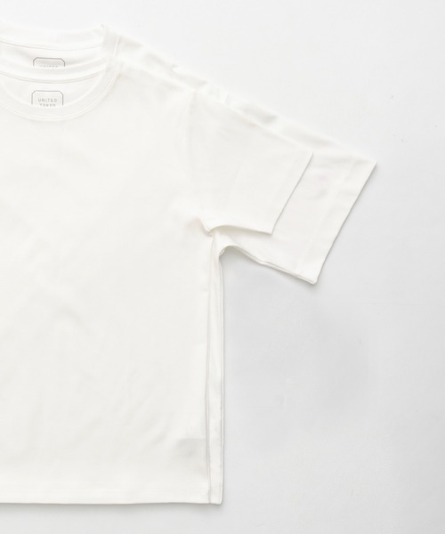 UNITED TOKYO（ユナイテッドトウキョウ）の「テクノラマ Tシャツ | レギュラーフィット（Tシャツ/カットソー・メンズ・ライトグレー/ダークグレー/ホワイト/オリーブ/ブラック/ライトブルーグレー・3/2/4/1）」の14枚目の写真