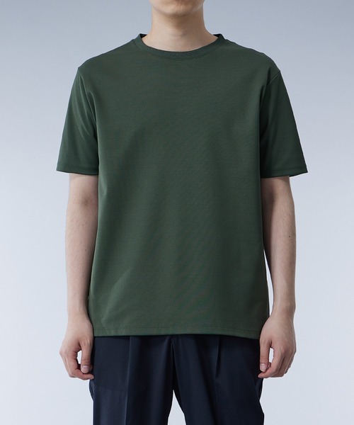 UNITED TOKYO（ユナイテッドトウキョウ）の「テクノラマ Tシャツ | レギュラーフィット（Tシャツ/カットソー・メンズ・ライトグレー/ダークグレー/ホワイト/オリーブ/ブラック/ライトブルーグレー・3/2/4/1）」の22枚目の写真