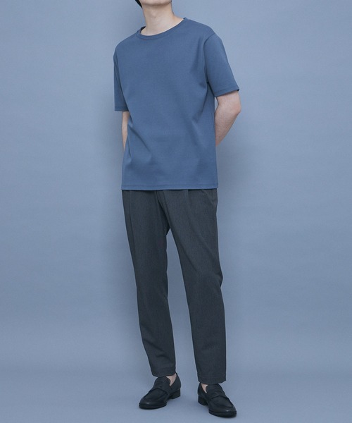 UNITED TOKYO（ユナイテッドトウキョウ）の「テクノラマ Tシャツ | レギュラーフィット（Tシャツ/カットソー・メンズ・ライトグレー/ダークグレー/ホワイト/オリーブ/ブラック/ライトブルーグレー・3/2/4/1）」の15枚目の写真