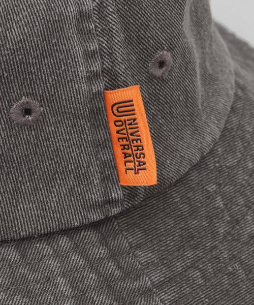 UNIVERSAL OVERALL(ユニバーサルオーバーオール)の「UOロゴ刺繍 ヴィンテージツイル ダウンブリムハット つば長め(ハット・メンズ・ブラウン/ブラック・FREE)」の17枚目の写真