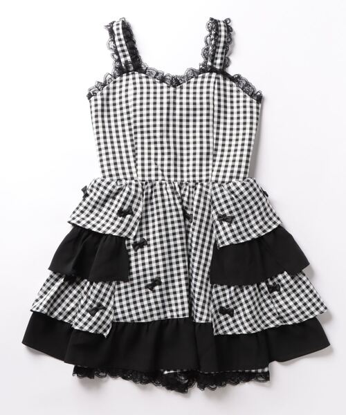 ankrouge ストロベリープチリボンJSK ワンピース Ank Rouge（アンクルージュ）の「ストロベリープチリボンJSK