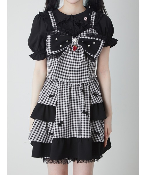 Ank Rouge（アンクルージュ）の「ストロベリープチリボンJSK