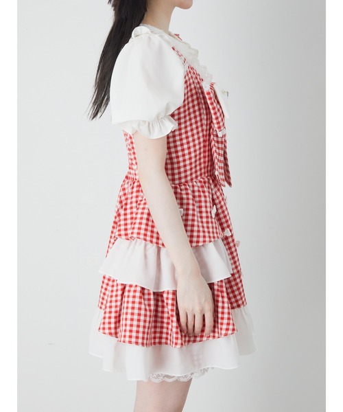 Ank Rouge（アンクルージュ）の「ストロベリープチリボンJSK