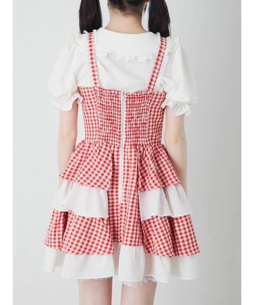 Ank Rouge（アンクルージュ）の「ストロベリープチリボンJSK