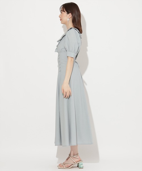 WILLSELECTION(ウィルセレクション)の「フリルカシュクールフレアワンピース(ワンピース・レディース・ピンク/サックスブルー/グリーン・FREE)」の13枚目の写真