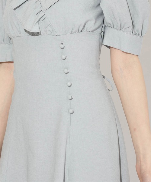 WILLSELECTION(ウィルセレクション)の「フリルカシュクールフレアワンピース(ワンピース・レディース・ピンク/サックスブルー/グリーン・FREE)」の17枚目の写真