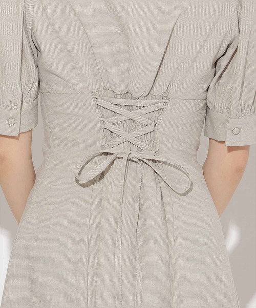 WILLSELECTION(ウィルセレクション)の「フリルカシュクールフレアワンピース(ワンピース・レディース・ピンク/サックスブルー/グリーン・FREE)」の12枚目の写真