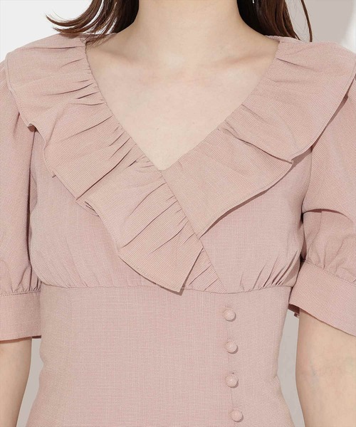 WILLSELECTION(ウィルセレクション)の「フリルカシュクールフレアワンピース(ワンピース・レディース・ピンク/サックスブルー/グリーン・FREE)」の21枚目の写真