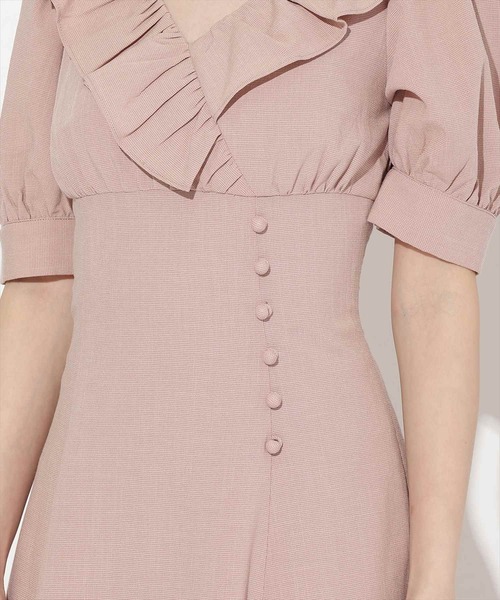 WILLSELECTION(ウィルセレクション)の「フリルカシュクールフレアワンピース(ワンピース・レディース・ピンク/サックスブルー/グリーン・FREE)」の22枚目の写真