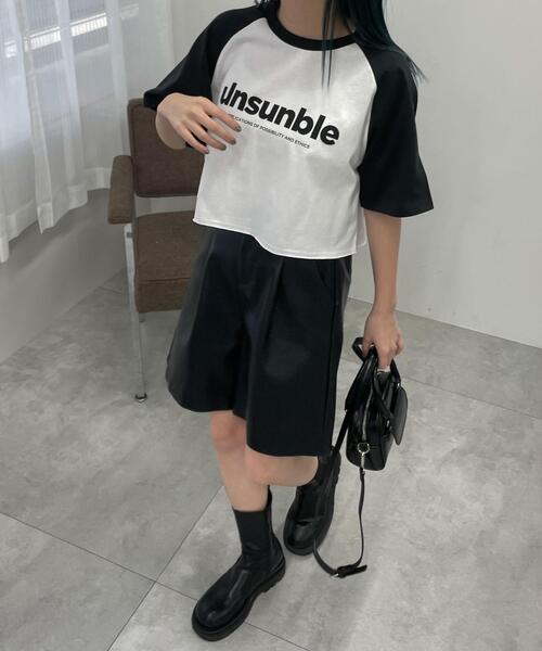 WEGO（ウィゴー）の「WEGO/ラグラングラフィックショートT（Tシャツ/カットソー・レディース・その他2/その他1・MEDIUM/SMALL）」の3枚目の写真