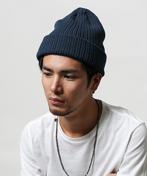 NANO universe（ナノユニバース）の「リブカラーワッチ（ニットキャップ/ビーニー・メンズ・グリーン/ボルドー/ブルー/グレー/ベージュ/ネイビー/ブラック・FREE）」の6枚目の写真