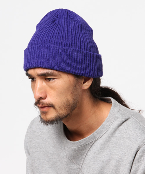 NANO universe（ナノユニバース）の「リブカラーワッチ（ニットキャップ/ビーニー・メンズ・グリーン/ボルドー/ブルー/グレー/ベージュ/ネイビー/ブラック・FREE）」の11枚目の写真