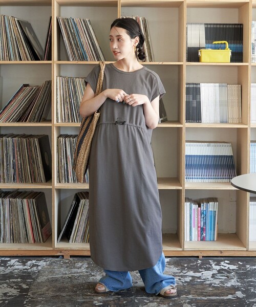 FREAK'S STORE」 半袖ワンピース SMALL ネイビー レディース