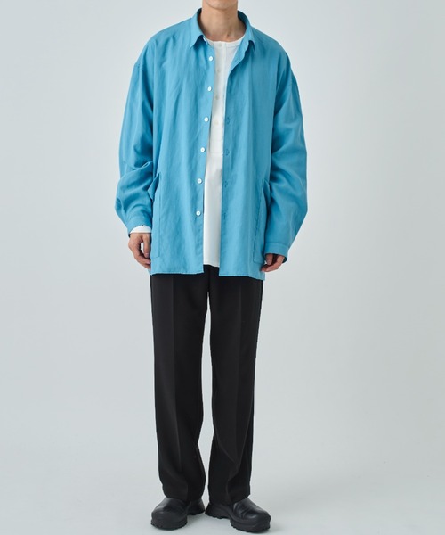 DIGAWEL/ディガウェル】Side pocket L/S shirt②（シャツ/ブラウス