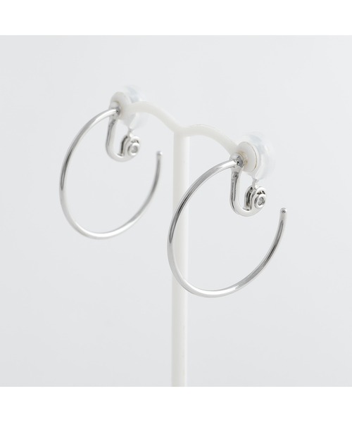JewCas（ジュアキャス）の「JewCas シンプル3cmリングSimple Hoop エアフィットイヤリング [JC4683]（イヤリング・レディース・シルバー/ゴールド・FREE）」の10枚目の写真